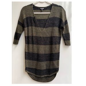 Express Deep V-neck Sweater